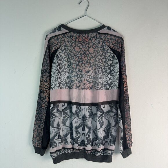 Vintage Clover Canyon USA Shear Blouse w/Long Sleeve Women’s - Picture 2 of 11